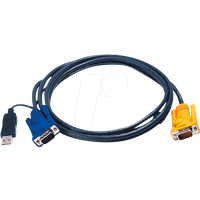 ATEN KVM Anschlusskabel [1x VGA-Stecker, USB 1.1 Stecker A - 1x SPHD-18-Stecker] 6 m Schwarz