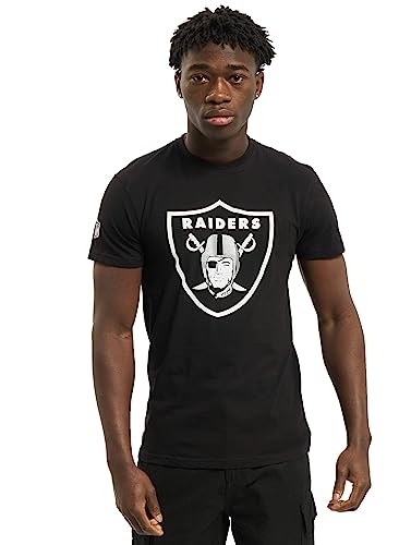 New Era Uni T Oakland Raiders Kurzarm Shirt, Schwarz, Herstellergröße: Medium