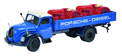 Schuco 450316700 - Magirus S6500 Porsche-Diesel Transporter, Maßstab 1:43
