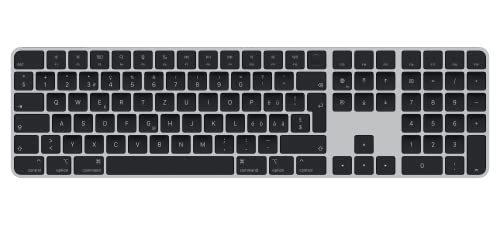 Apple Magic Keyboard mit Touch ID und Ziffern"Block für Mac Modelle mit Apple Chip – Schweiz – Schwarze Tasten ​​​​​​​