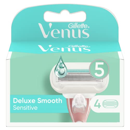 Gillette Venus Embrace Sensitive Ersatzklingen für Damenrasierer, 4 Stück