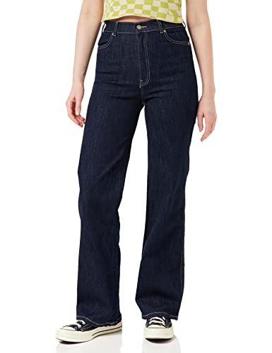 Dr Denim Damen Moxy Straight Jeans, Pyke Blue Rinse, XS/32