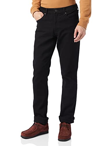 Wrangler Herren Authentic Regular fit Jeans, Schwarz (Black Rinse 107), 30W / 30L