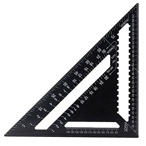 30,5 cm metrisches Dreieck-Winkelmesser aus Aluminiumlegierung für Ingenieur, Zimmermannschaft, Rahmen, Dachdecken, Bauen und Umbau Projekte