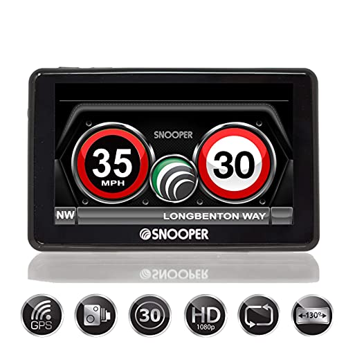Snooper My-Speed DVR G3 Geschwindigkeits- und Blitzerwarner mit integrierter Dash Cam
