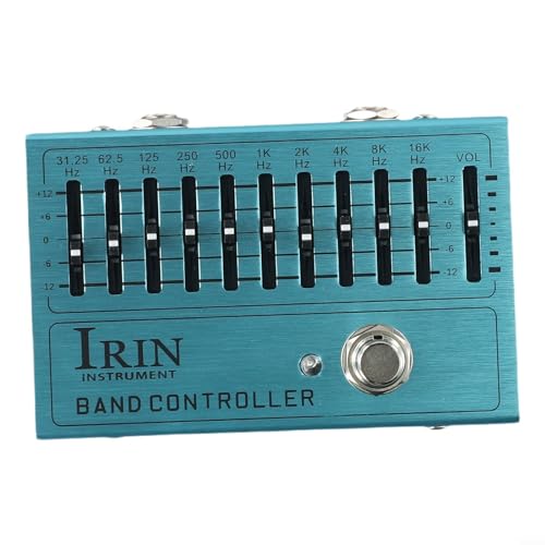 IRIN Overdrive Distortion Ten Segment Eq Effect Guitar Pedal Device, Amplify Speaker Sound, Wide Tone Shaping, Suitable For Live Performances(C)