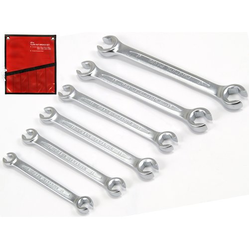 Offene doppel Ringschlüssel Leitungsschlüssel Maulschlüssel Schraubenschlüssel 8-19 mm 6-tlg.