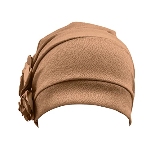 Haarnadel Stirnbänder for Herren, langes Haar, Krebs, Kopf, Hut, Kappe, ethnisch, böhmisch, vorgebunden, geflochten, Haarabdeckung, for Jungen ( Color : Coffee , Size : Taille unique )