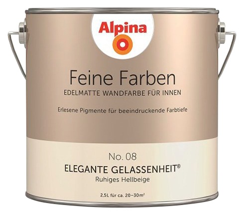 Alpina Wand- und Deckenfarbe "Feine Farben No. 08 Elegante Gelassenheit"