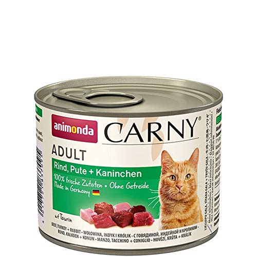 Animonda Carny Adult Rind, Pute & Kaninchen 6 x200g