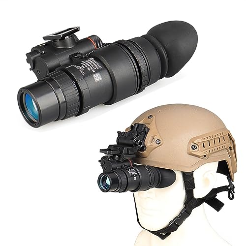 RSBFER 1X32 Nachtsichtbrille, am Kopf montiertes digitales Infrarot-Nachtsicht-Monokular-Teleskop für die Jagd und Tierbeobachtung