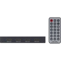 SpeaKa Professional SP-HDS-QMV100 - Video/Audio-Schalter - 4 x HDMI - Desktop