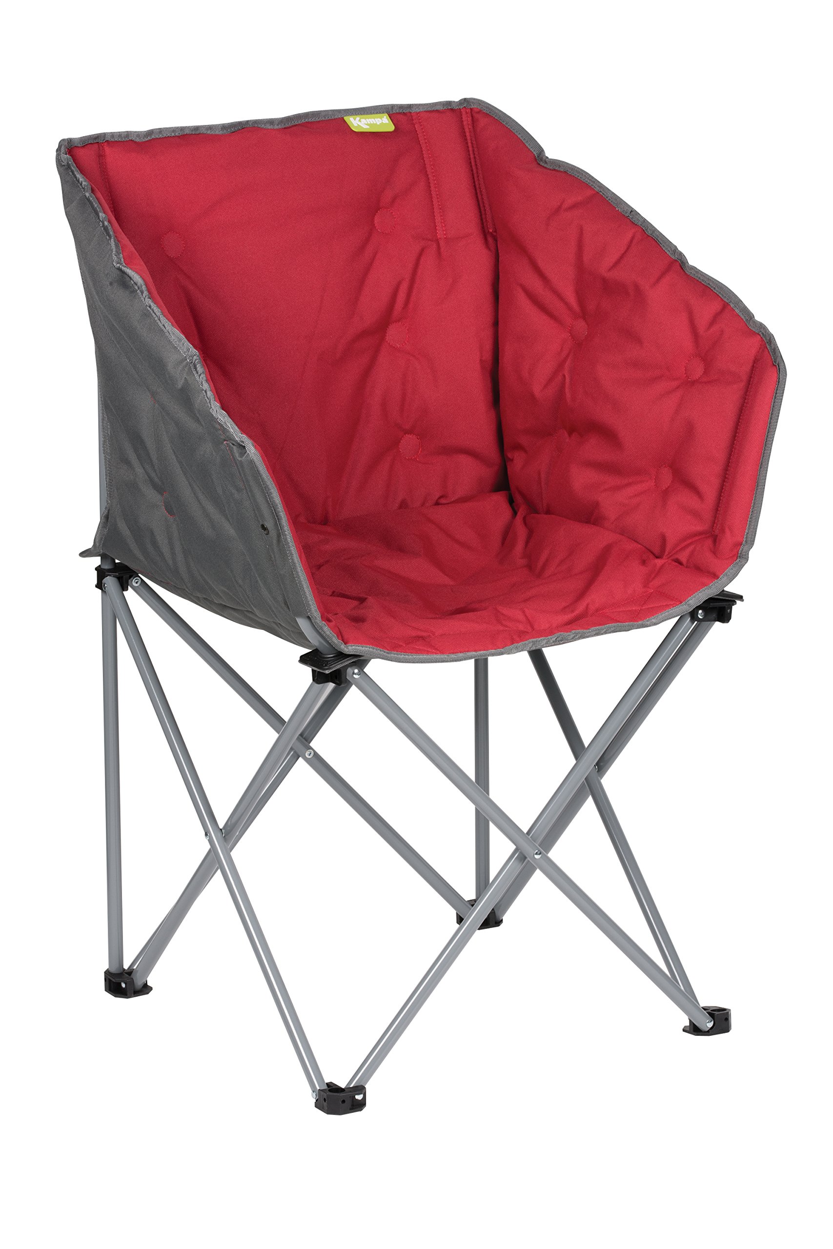 Gepolsterter Campingstuhl Lounge-Sessel Kampa EXTREMER Komfort FT0053 rot