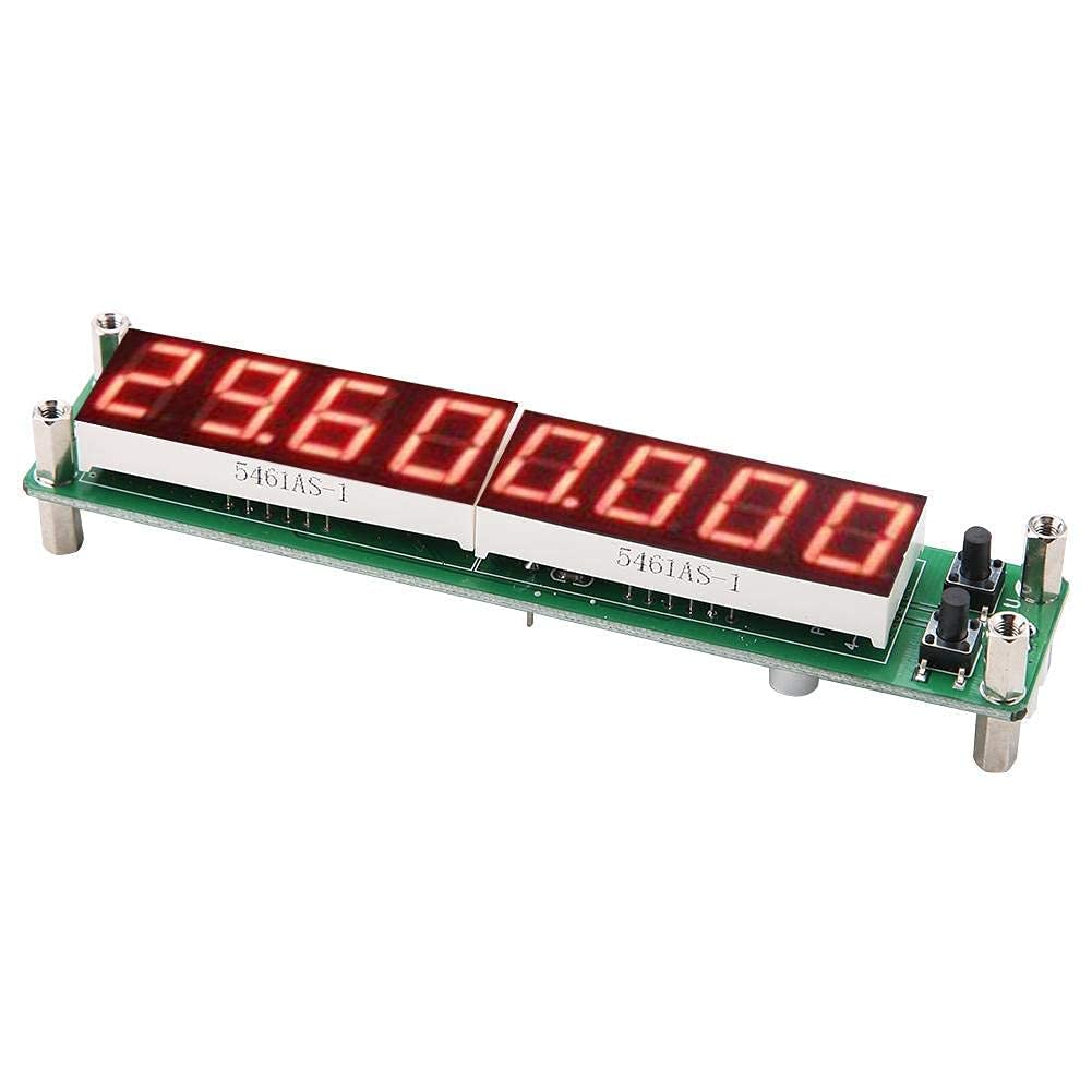 Frequenzmesser PLJ-8LED-H HF Signa Frequenzzähler Cymometer Tester Module 0.1~1000MHz 125,5 mm x 25,5 mm x 21,5 mm(Backlight Font red)