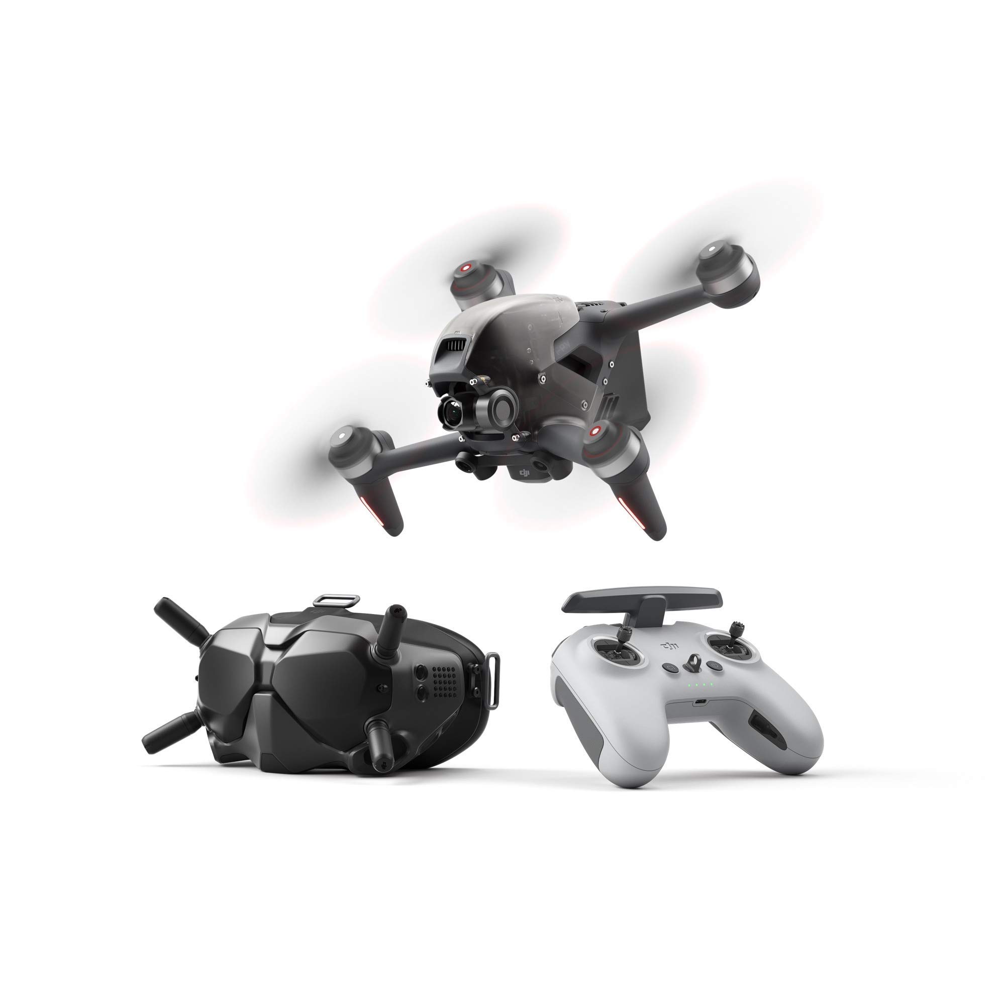 DJI FPV Combo + Care Refresh (Auto-activated) - First-Person View Drohne Flycam Quadrocopter UAV, OcuSync 3.0 HD-Übertragung, 4K-Video, Superweites 150 ° FOV, der Abdeckung vielfältiger Schadensarten