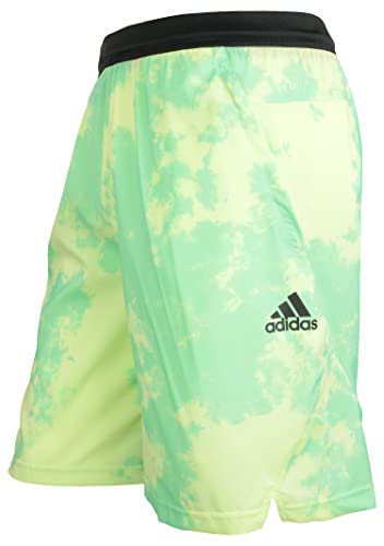 adidas Herren Axis Woven Shorts, Pulse Mint/Almost Lime, Pulse Mint/Fast Lime, L