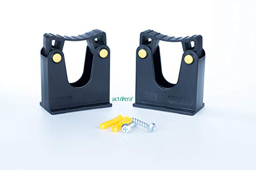 Toolflex Gartengerätehalter Werkzeughalter Doppelpack für Stiele mit Durchmesser von 15-20mm