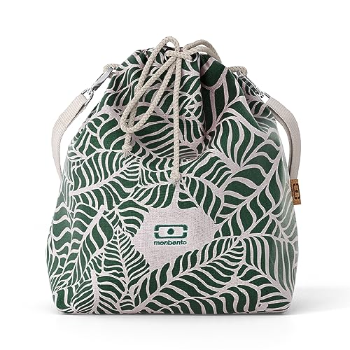 monbento - MB Fresh Jungle - Kühltasche mit Gurt - Lunchbag isoliert - Grün