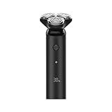 Mijia Electric Shaver S500 Portable Flex Shaver 3 Schneidkopf Nass- und Trockenrasur Ganzkörper Waschbar Trimmer Trimer Trimmer Intelligent Digital LED-Anzeige Schwarz