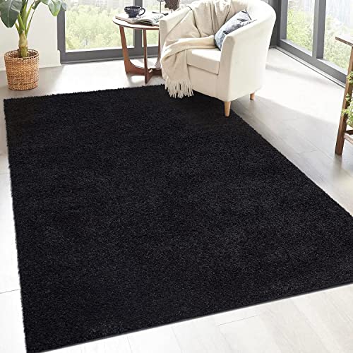 carpet city Shaggy Teppich-Läufer Micro Polyester Hochflor Einfarbig Beige Wohnzimmer Schlafzimmer, Größe: 80 x 150 cm