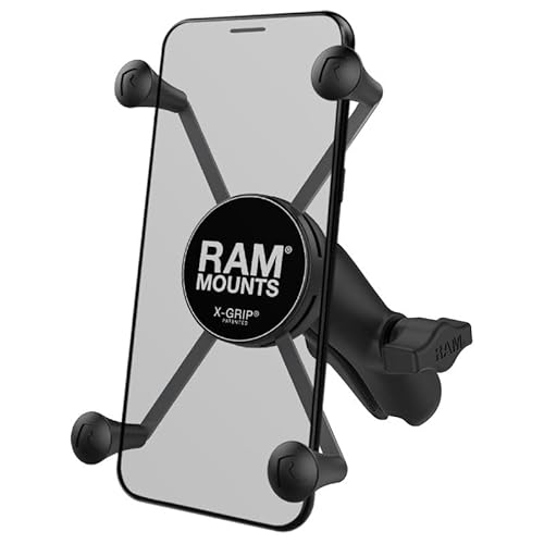 Ram Mounts RAP-HOL-UN10B-201U - Halterung (Handy/Smartphone, universal, schwarz, Passive Halterung, Aluminium, Thermisch stabile Verbindung (TSC), horizontal/vertikal)