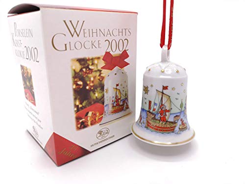 Hutschenreuther Porzellan Weihnachtsglocke 2002 in der Originalverpackung NEU 1.Wahl