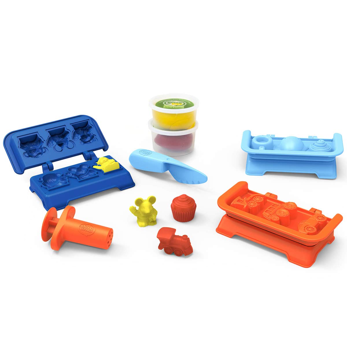 Green Toys DTM1-1301 Set Spielzeug Knete, bunt