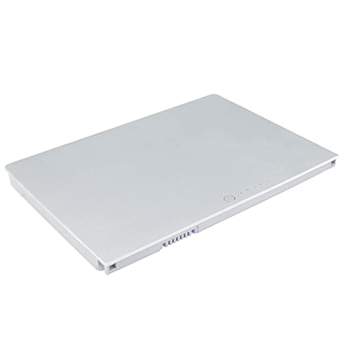 Akku kompatibel mit Apple MacBook 17 Zoll / 43cm A1189 - Li-Polymer 6600mAh 10,8V Silber