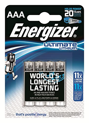 Energizer Battery AAA/LR03 Ultimate Lith 4-pak, 7638900273267 (4-pak)