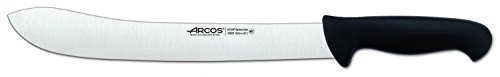 Arcos Serie 2900 - Metzgermesser Steakmesser - Klinge Nitrum Edelstahl 300 mm - HandGriff Polypropylen Farbe Schwarz