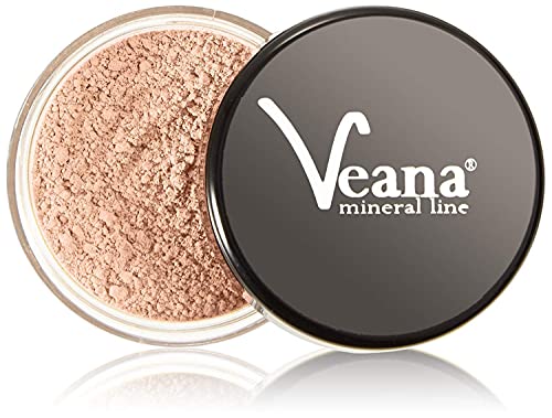 Veana Mineral Foundation - Porcelain (6g) - ohne Farbstoffe, Öle, Chemikalien, Auffüller, Additive oder Konservierungsstoffe.