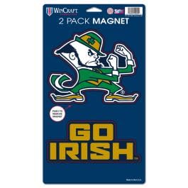 Notre Dame Fighting Irish Go Irish Magnete, 12,7 x 22,9 cm, 2 Stück