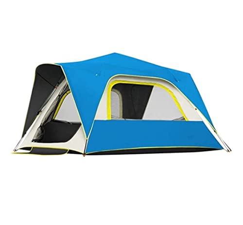 Zelte für Camping, Strandzelte, Vinyl-Sonnenschutz-Campingzelt, doppeltes, regensicheres Touristenzelt, Pop-Up-Zelt zum Wandern, Bergsteigen, Outdoor-Zelt, Familienzelte für Camping, Wandern, Reisen