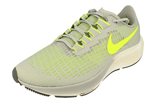 Nike Mens AIR Zoom Pegasus 37 Running Shoe, GREY FOG/VOLT-SMOKE GREY-SAIL, 44.5