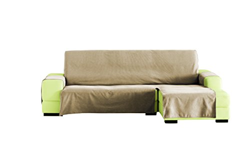 Eysa Lona LISO Sofa Überwurf Chaise Longue 290 cm. rechts Frontalsicht - Fb. 01-beige