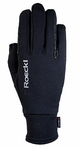 Roeckl Sports Winter Handschuh -Weldon- Unisex Reithandschuh, Schwarz, 8