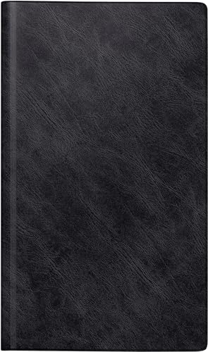 rido/idé Buchkalender Modell reise-merker (2025), 1 Seite = 1 Tag, 113 × 195 mm, 416 Seiten, Schaumfolien-Einband Catana, schwarz