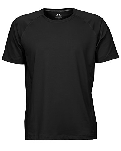 Tee Jays Herren Cool Dry T-Shirt Gr. X-Large, schwarz