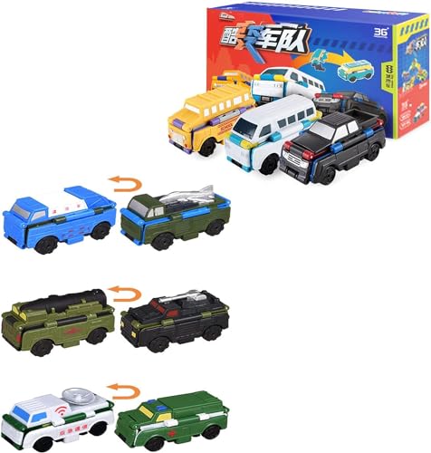 UIRPK Flip Racers Transformable Cars Kiddie Corner,Transformable Cars,Flipracers Transformable Dual-Design Toy Cars,Kiddie Corner Flip Racers,Transformable Dual Design Toy Cars (E)