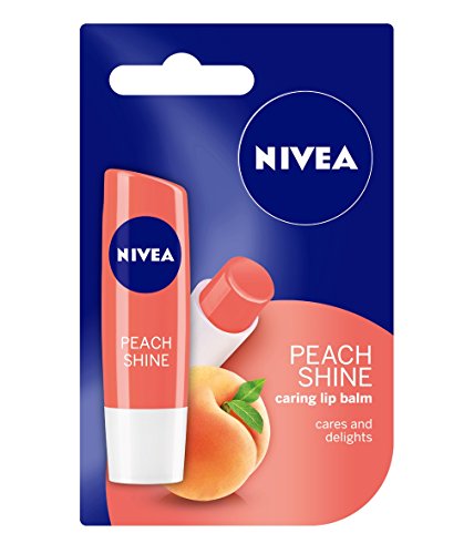 Nivea Fruity Shine, 4.8g (Peach)(Ship from India)