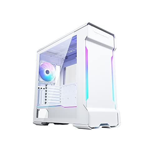 Phanteks (PH-ES518XTG_DMW01) Evolv X EATX Mid-Tower, Aluminium, gehärtetes Glas, DRGB, Mattweiß