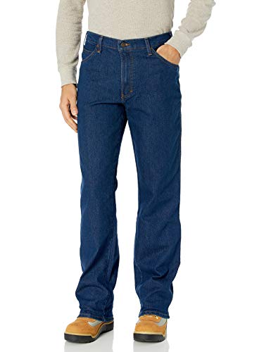 Dickies Herren Active Waist 5-Pocket Flex Performance Denim Jeans, Abgespült Indigoblau, 36W / 32L