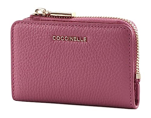 Coccinelle Metallic Soft Credit Card Holder Pulp Pink