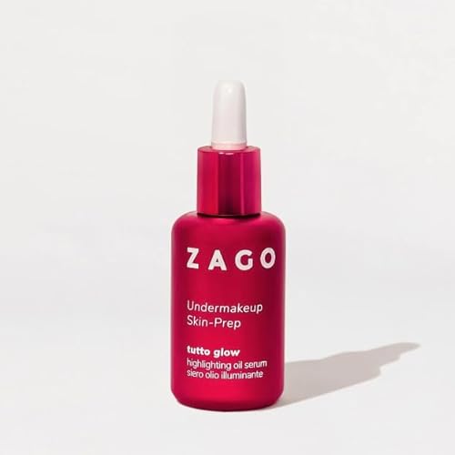 Zago Milano ALLE GLOW Serum Aufhellung Öl mit Vitaminen und Antioxidantien Lichteffekt VEGAN 30 ml