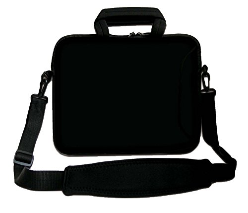 Ektor Sleeve/Schutzhülle, mit Tragegriff und Schulterriemen, für Laptops mit 10 - 17,6 Zoll (25,4 - 44,7 cm) Auch in Anderen Designs und Größen erhältlich (Teil 1 von 2) schwarz schwarz 270 x 370 mm