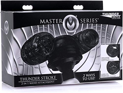 Master Series Thunder Stroke Two in One Zauberstab, Masturbation Befestigung