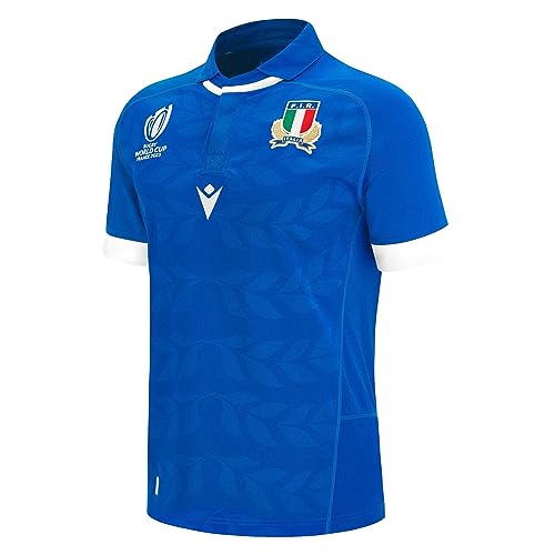 Italy RWC 2023 Home Replica Rugby Football Soccer T-Shirt Trikot