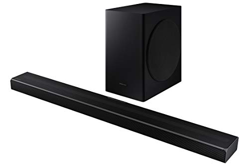 Soundbar SAMSUNG HW-Q60T - Soundbar 360 W, 5,1 Ch, kabelloser Subwoofer, Dolby Digital 5.1, DTS Virtual:X, Q-Symphony und Acoustic Beam-Technologie