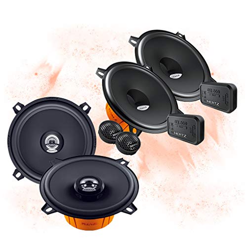 Hertz Front/Heck 13cm/130mm Auto Lautsprecher/Boxen/Speaker Komplett-Set kompatibel für BMW