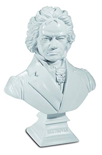 Reproduktion Beethoven-Büste, Weiß, 12,5 cm